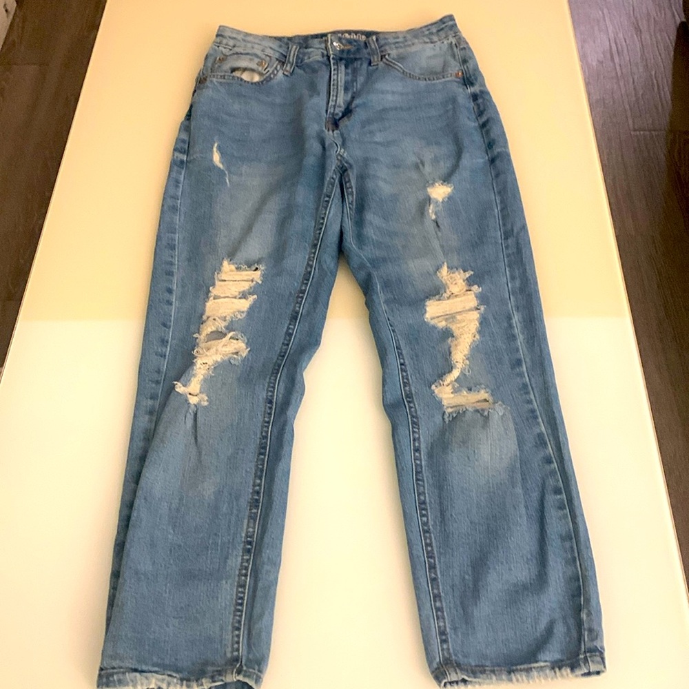 High rise mom jeans